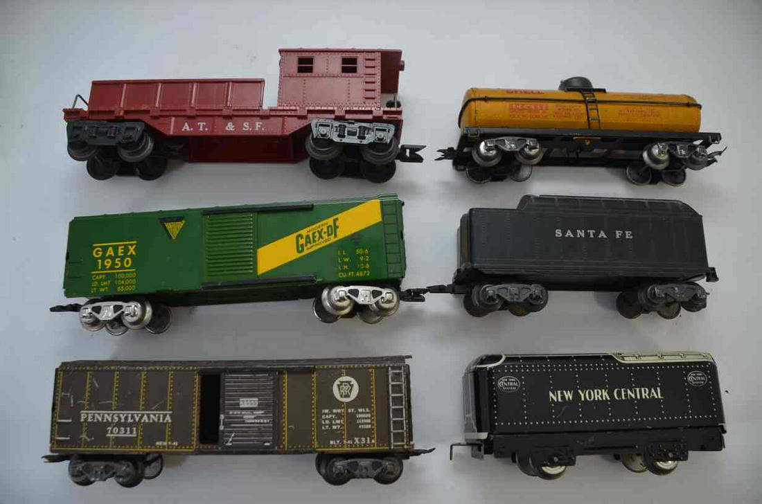 Lot of 21 Mixed Marx O Scale Freight Cars and Tenders (1 of 4)