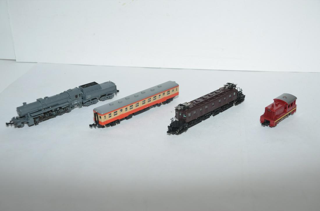 Four Foreign Steam/Electric/Diesel Locomotives-N Scale (1 of 4)