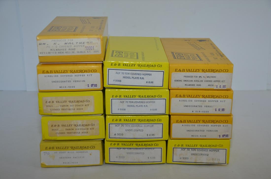 13 E and B Valley HO Scale Kits (1 of 2)