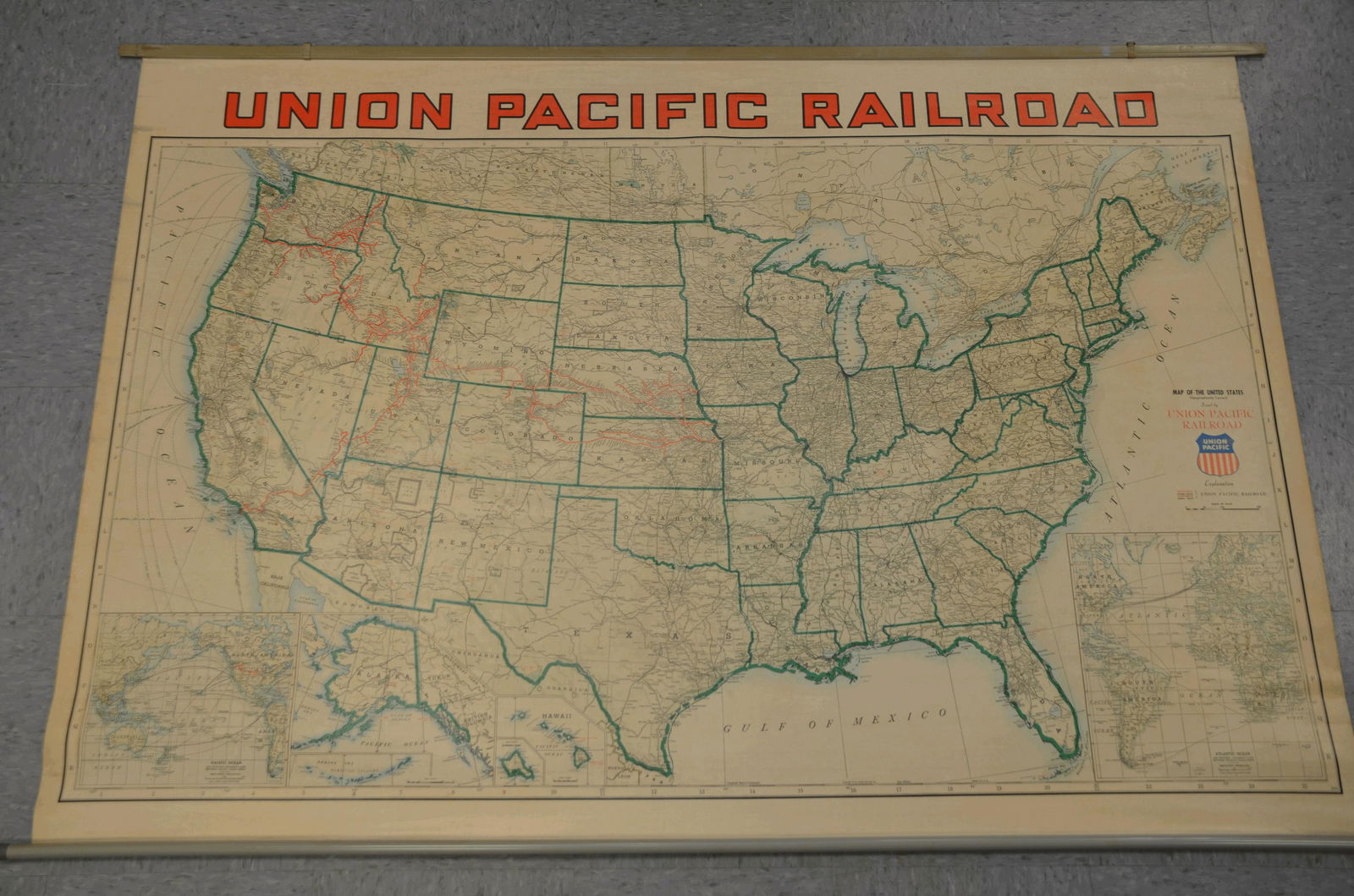 1971 Union Pacific RR System Map (1 of 5)