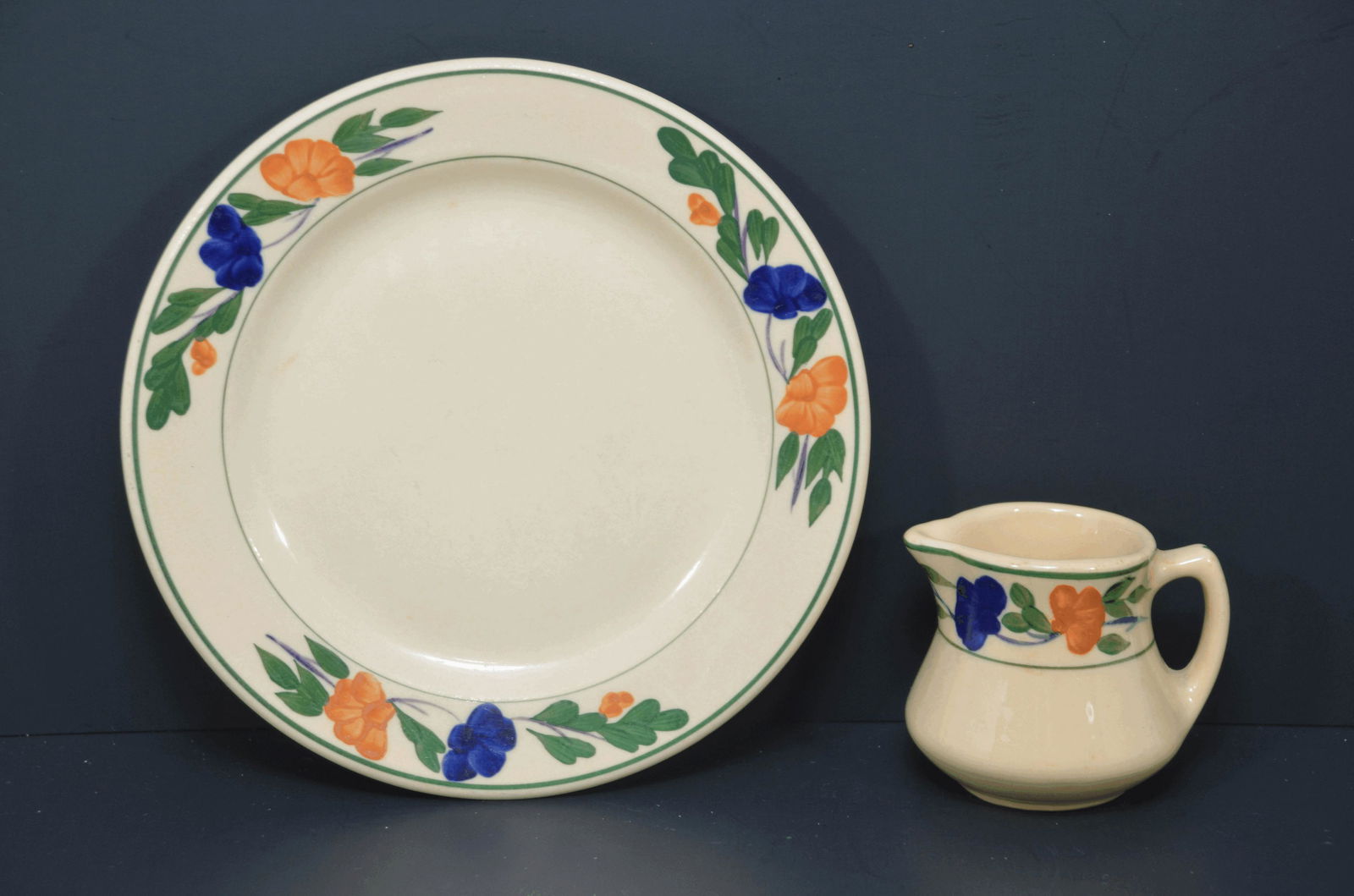 Tennessee Central RR Creamer and Bread Plate-Rare! (1 of 4)