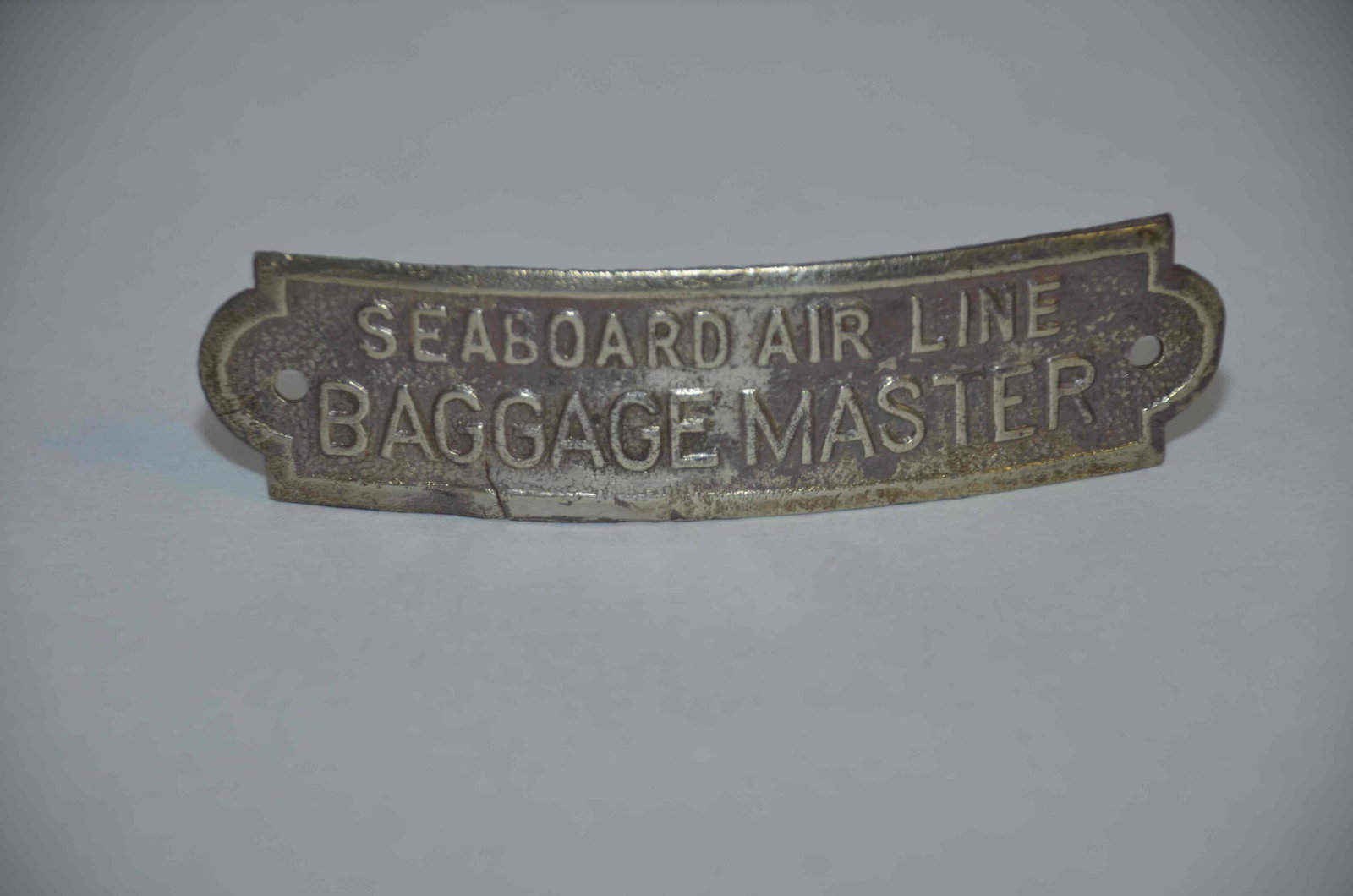 Seaboard Air Line RR Baggagemaster Hat Badge (1 of 2)
