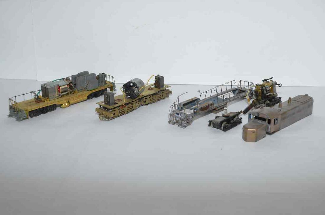 Three Different Brass Diesel Locomotive Chassis and Parts (1 of 3)