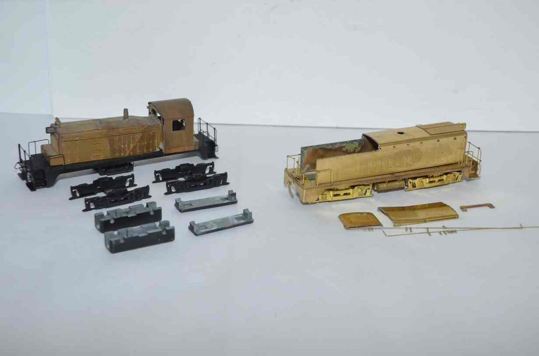 Two HO Scale Brass Diesel Locomotives and Parts (1 of 3)
