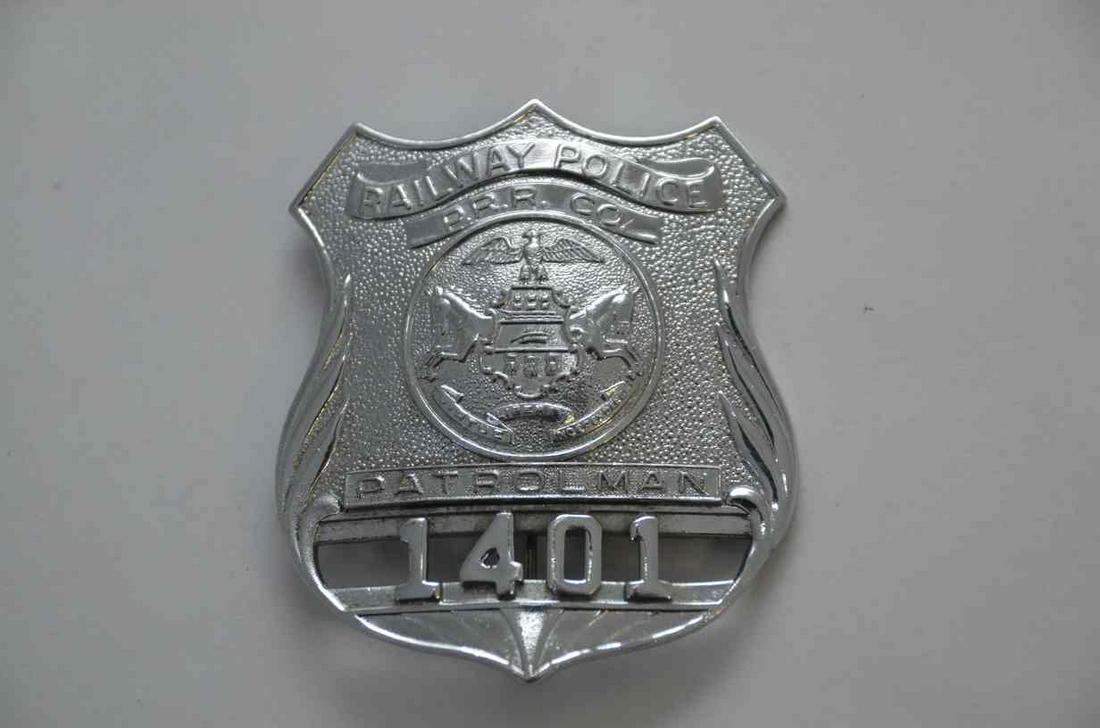 Pennsylvania RR Police Badge-Patrolman (1 of 2)