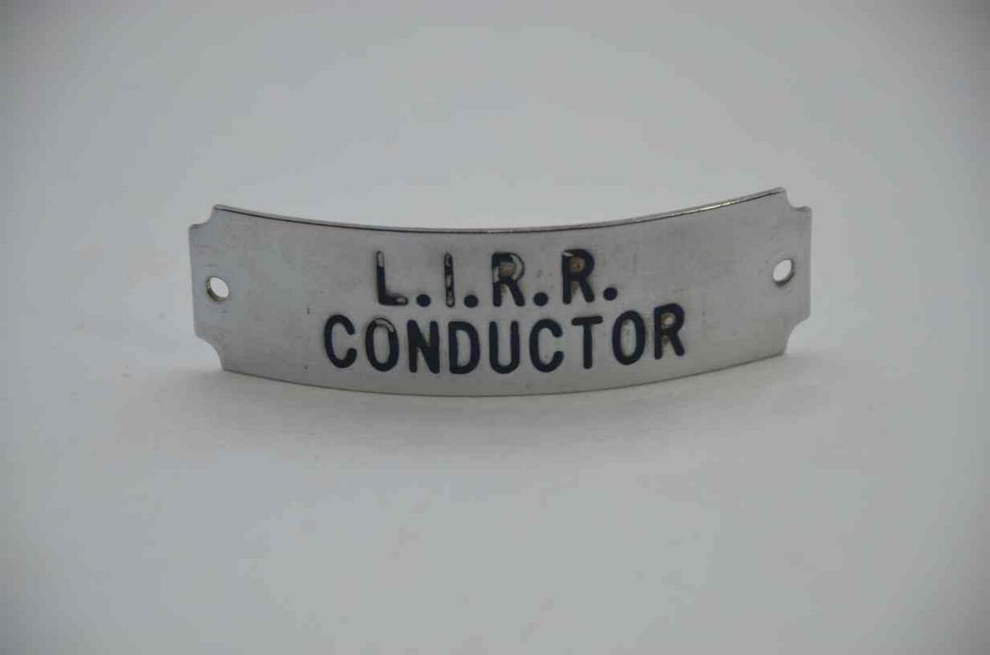 Long Island RR Conductor Hat Badge (1 of 2)