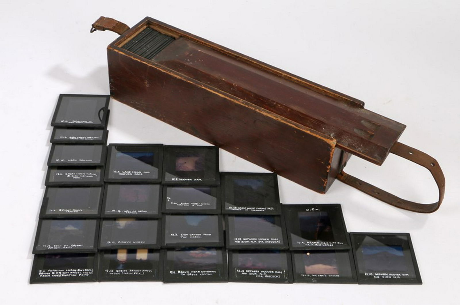 Collection of magic lantern slides, the majority (1 of 2)