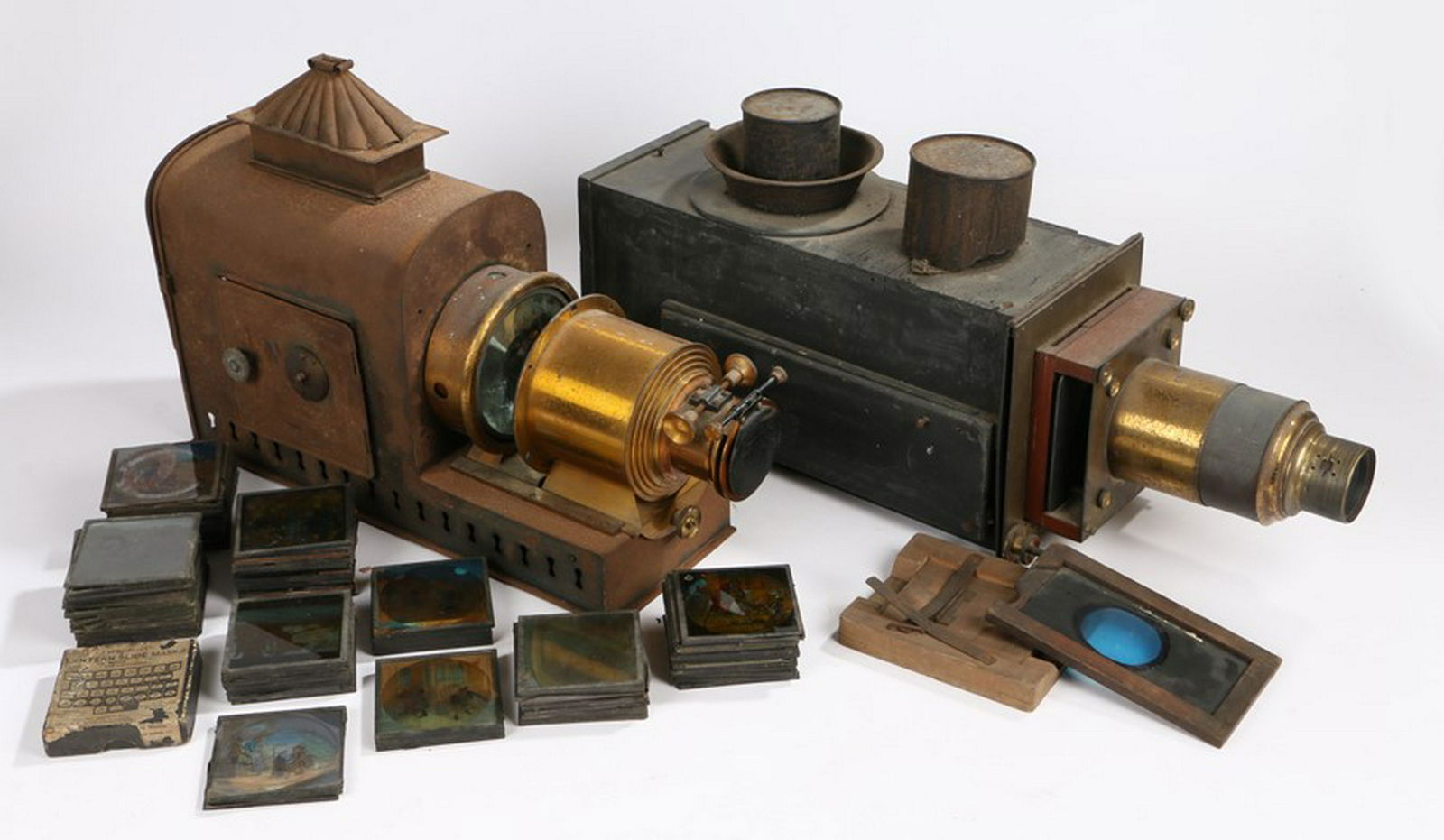 Two lantern slide projectors, together with a (1 of 1)