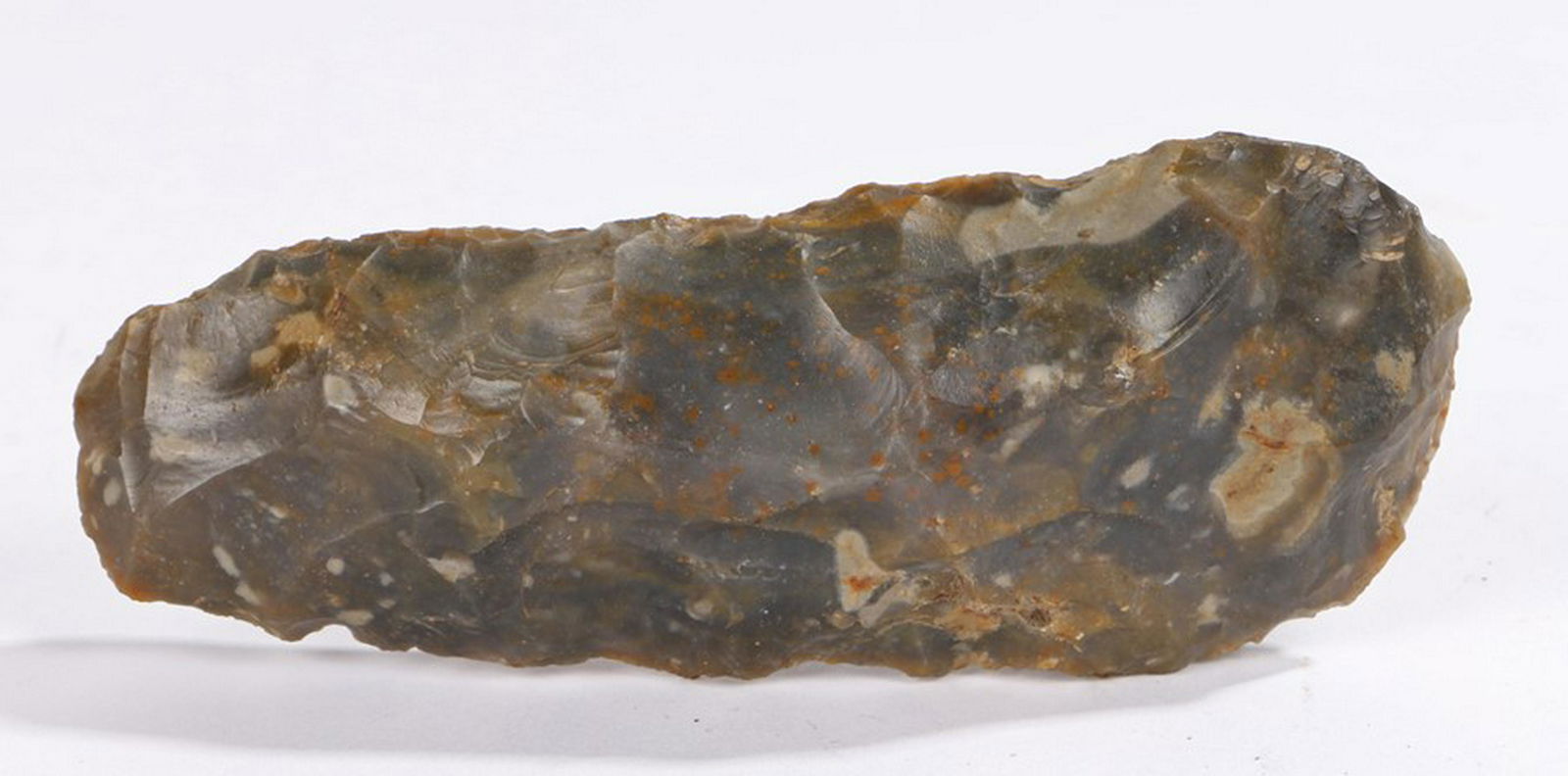 Neolithic flint axe head, arched napped example with (1 of 1)