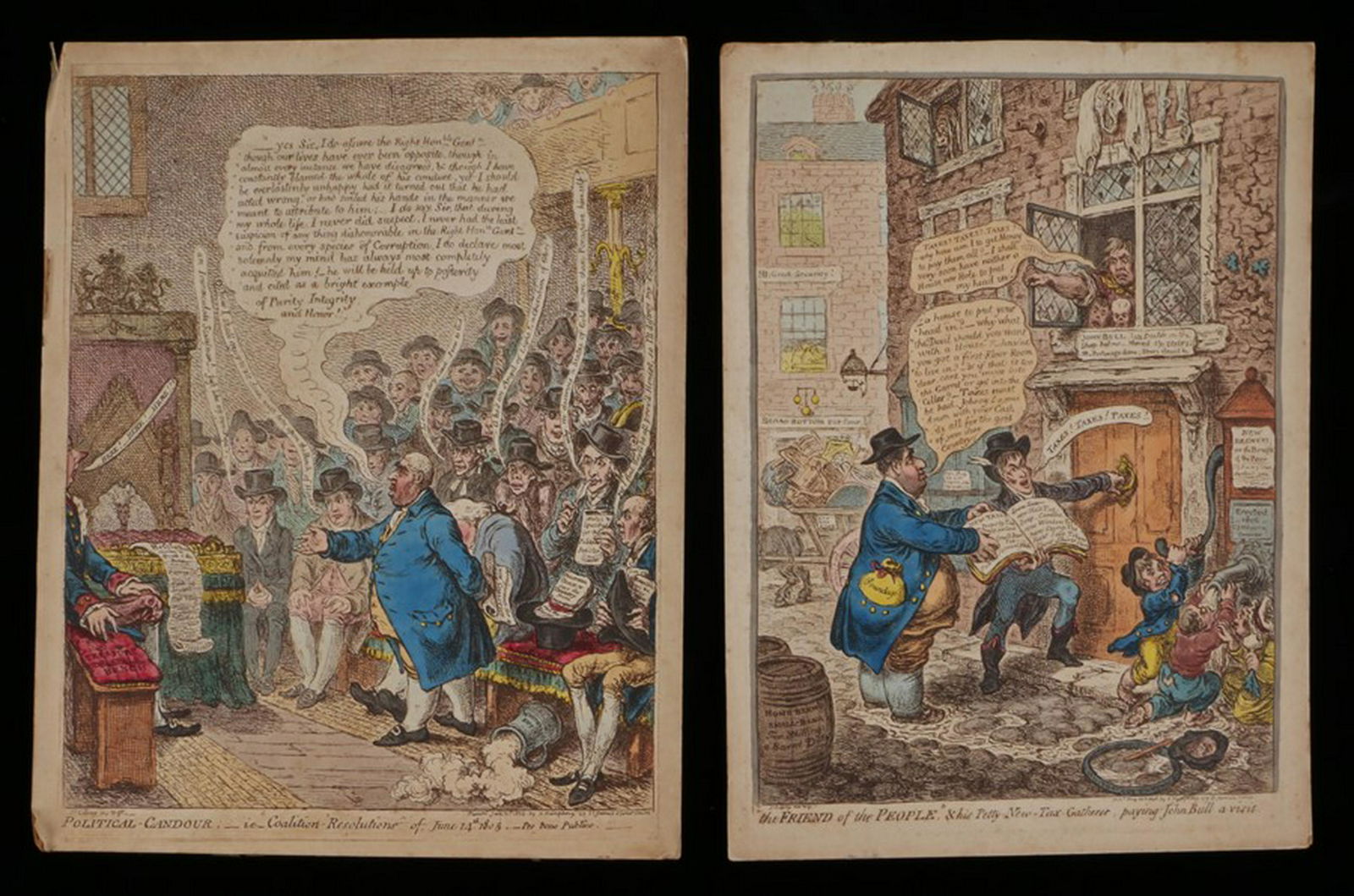 After James Gillray (1777-1811) Political Candour, i,e (1 of 1)