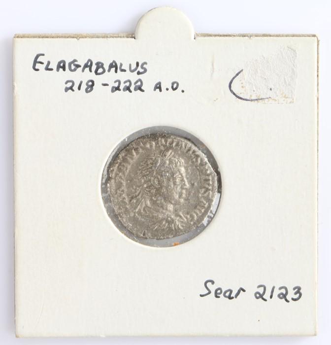 Roman Denarius,  Elagabalus, 218-222 A.D. - Stock (1 of 1)