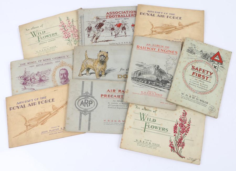 W.D & H.O Wills cigarette card albums, to include air (1 of 1)