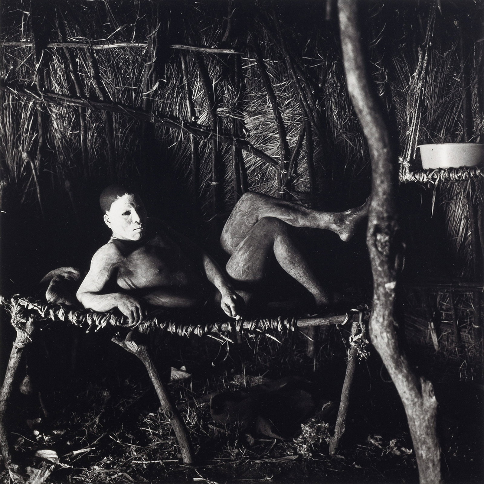 David Goldblatt: David Goldblatt Artist Date: South African 1930–2018 Title: Circumcision Initiate near Coffee Bay, Transkei, 1975 Date of Work: 1975, printed 1982 Medium: hand printed gelatin silver print