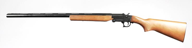 Mossberg Maverick and Hatfield SGL Shotguns: Mossberg Maverick Model 88 pump action, 12 ga., 2 3/4 and 3 in. chamber, 28 in. vent rib barrel, S/N MV11959S, synthetic stock, very good condition; Hatfield SGL, 12 ga., 3 in. chamber, 28 in. vent ri