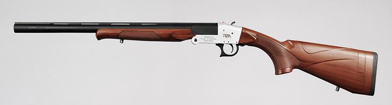 Rock Island Armory Tradition Folding Shotgun: 12 ga., 3 in. chamber, 20 in. vent rib barrel, S/N R048027, plastic stockÿ