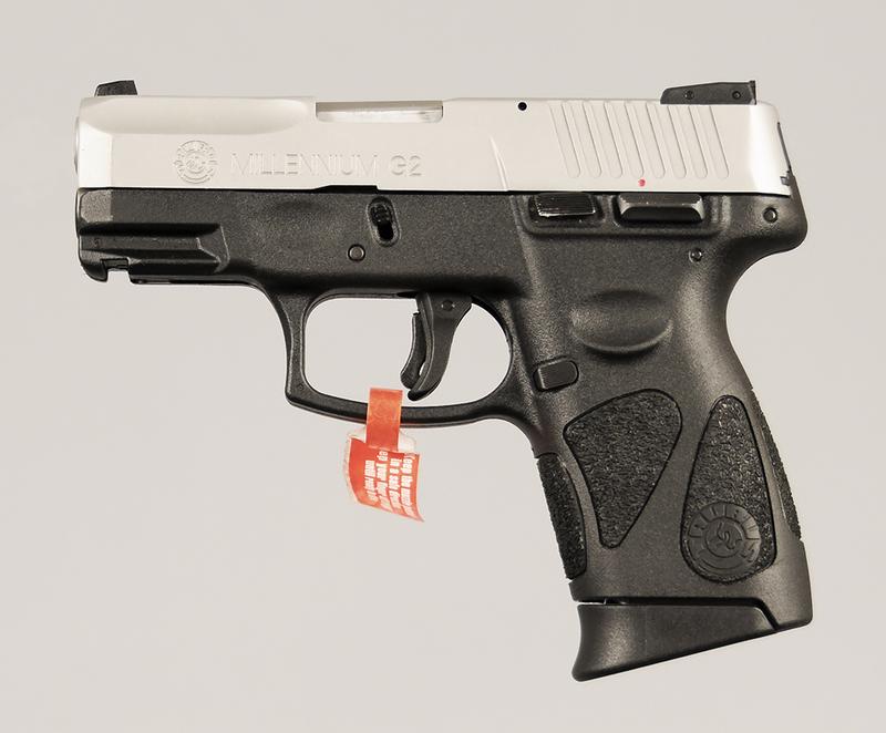 Taurus PT111 Millennium G2 Pistol: 9mm, 3 in. barrel, S/N TKU35453, original box, two magazines, paperwork