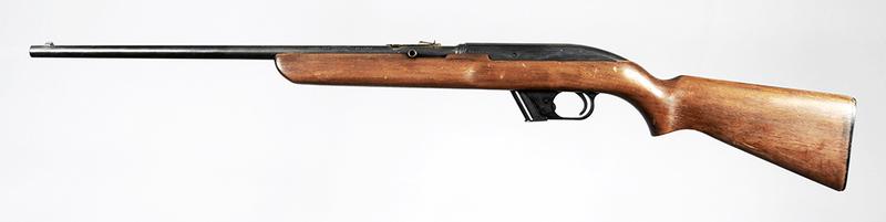 Winchester Model 77 Rifle: .22 L, 22 in barrel, S/N 6422, manufactured between 1955 and 1963, one magazine