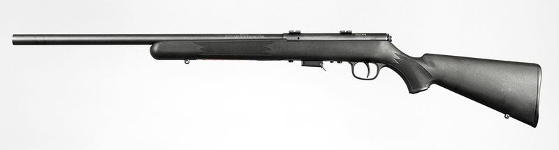 Savage Arms Model 93R17 Rifle: .117 H.M.R., 21 in. barrel, S/N 3088779, adjustable trigger, one magazine