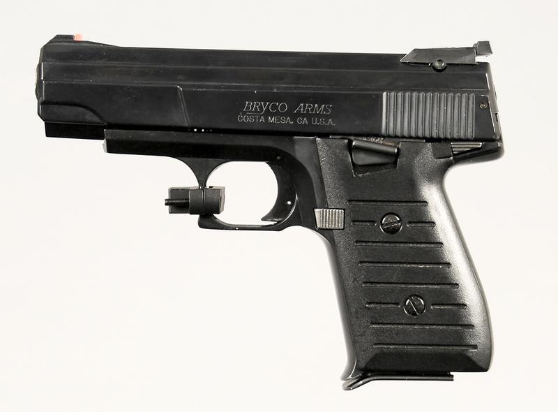 Bryco Arms Model Jennings Nine-CA: 9mm, 3.75 in. barrel, S/N 1588632, one magazine