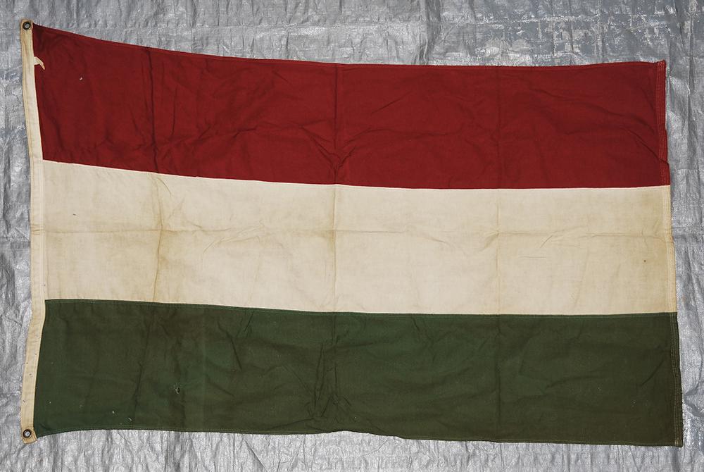 Flag of Hungary: 56 in. x 33 in., linen