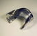 Mexican Modernist Sterling Silver Cuff Bracelet - 3