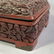Early Chinese Carved Cinnabar Box - 5