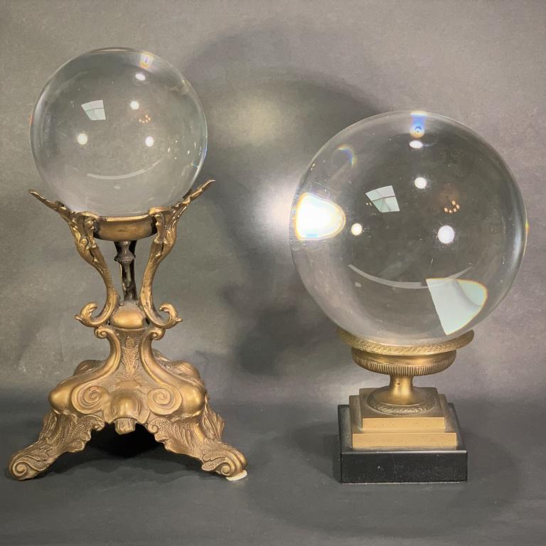 Two Vintage Crystal Balls (1 of 4)