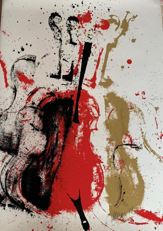 Arman, Amer/French (1928â€“2005) Color Lithograph (1 of 4)