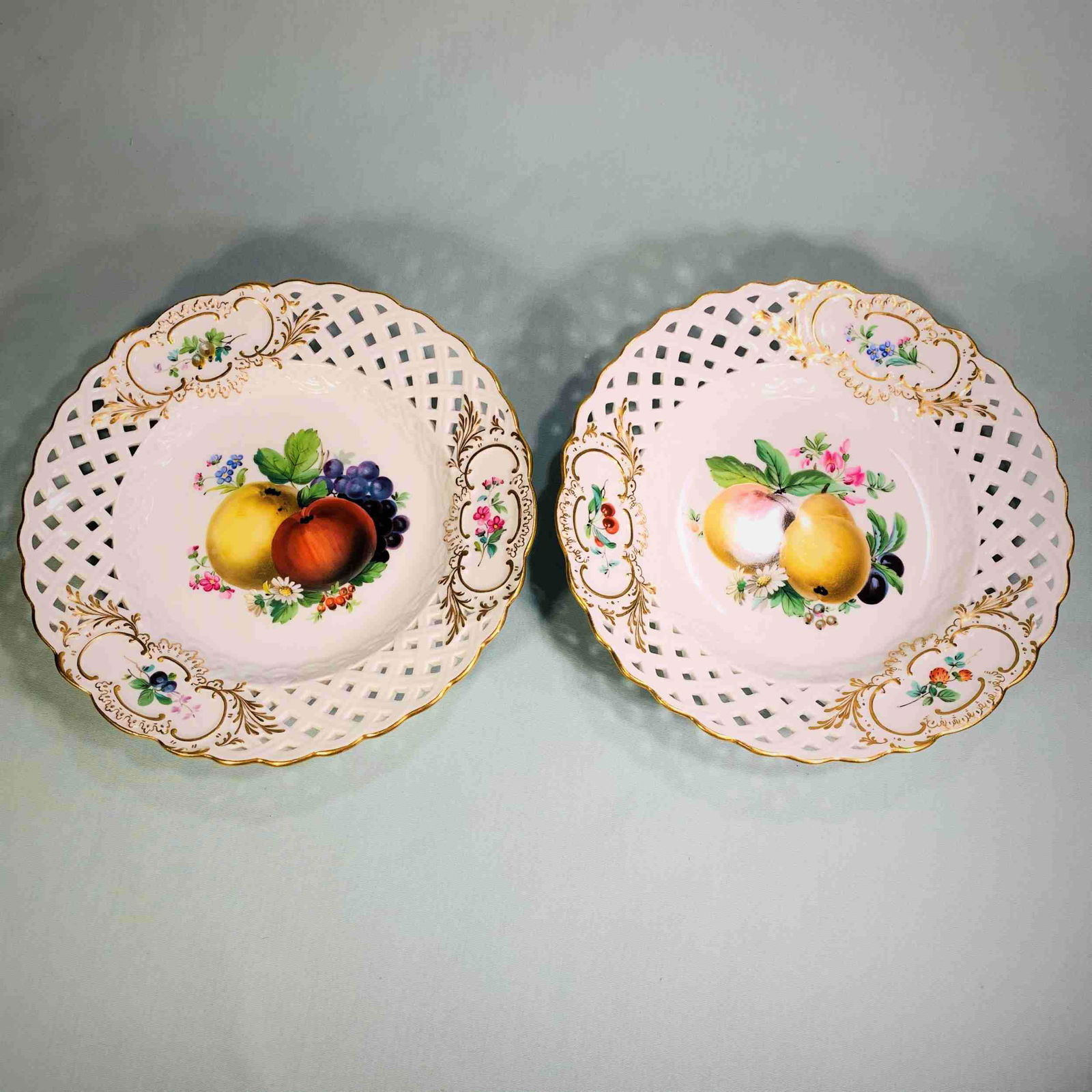 Pair of Meissen Plates (1 of 5)