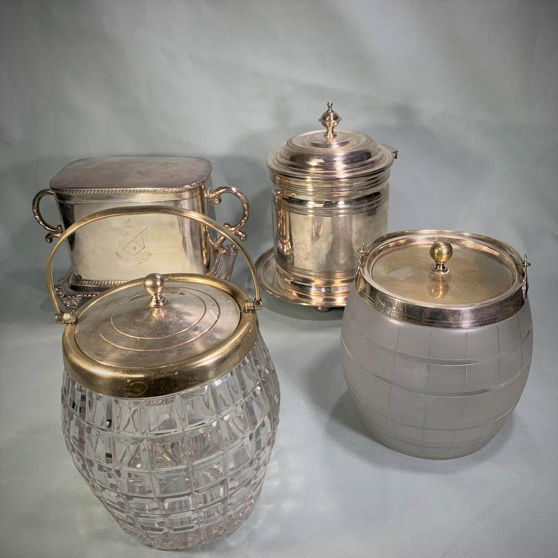 Four English Biscuit Boxes (1 of 9)