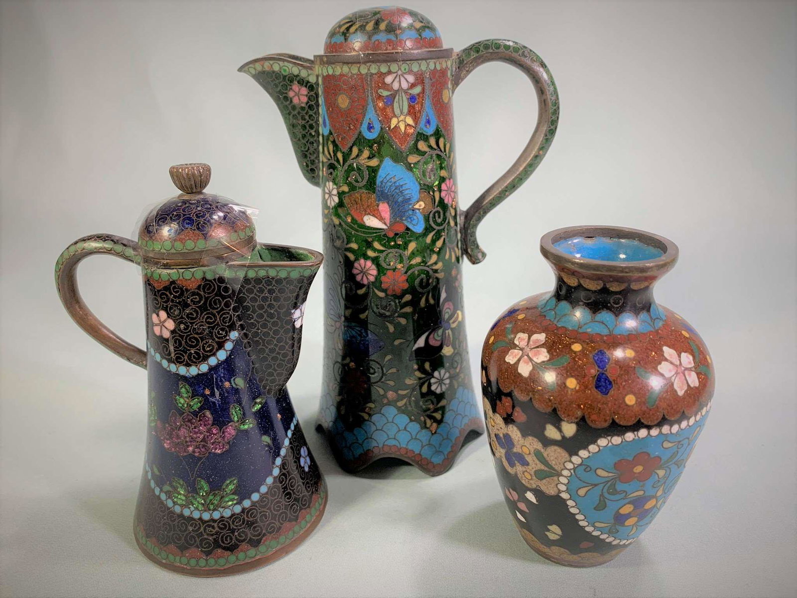 Japanese Cloisonne Table Top Items (1 of 4)