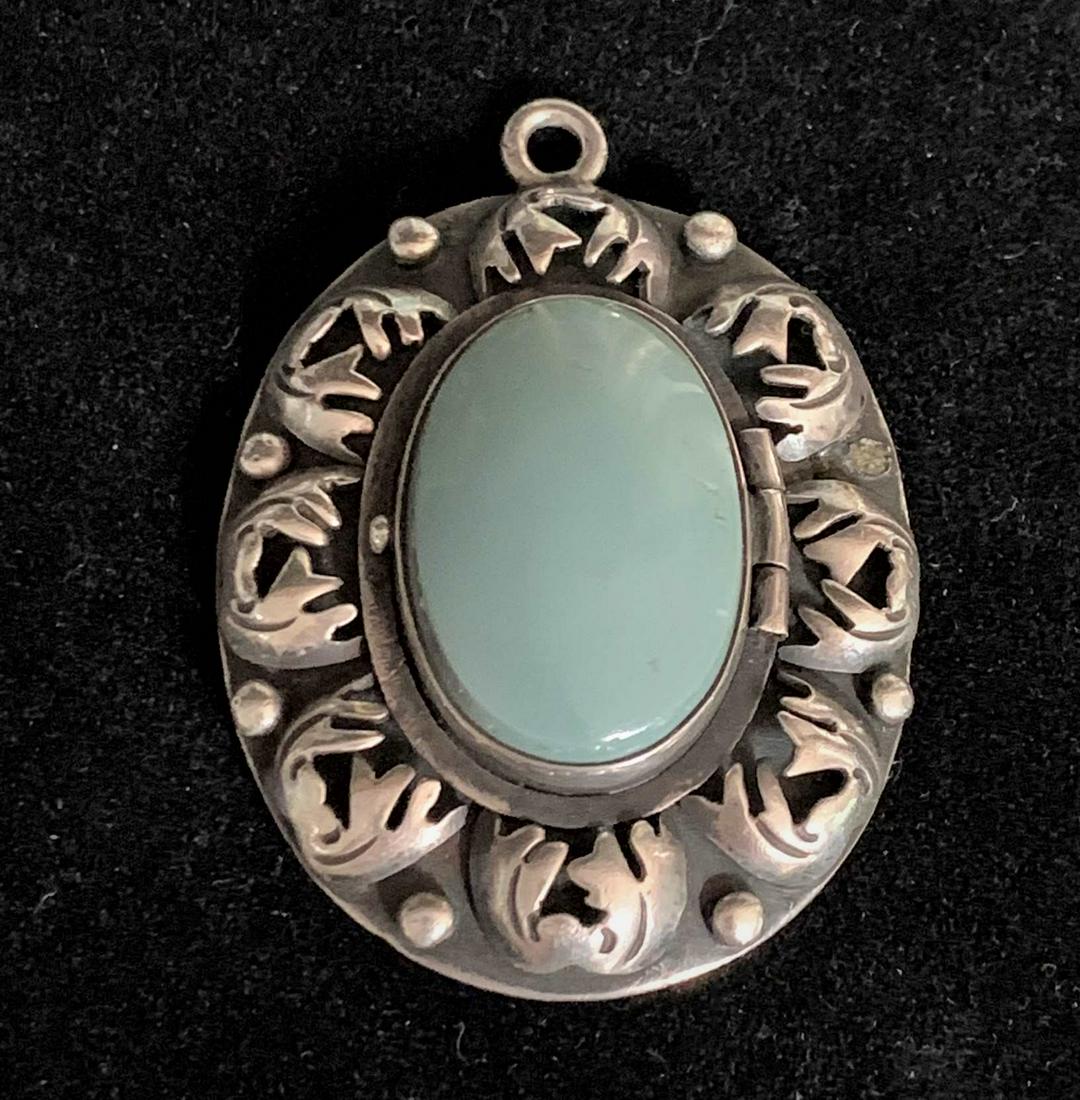 Vintage Mexican Silver Locket (1 of 4)