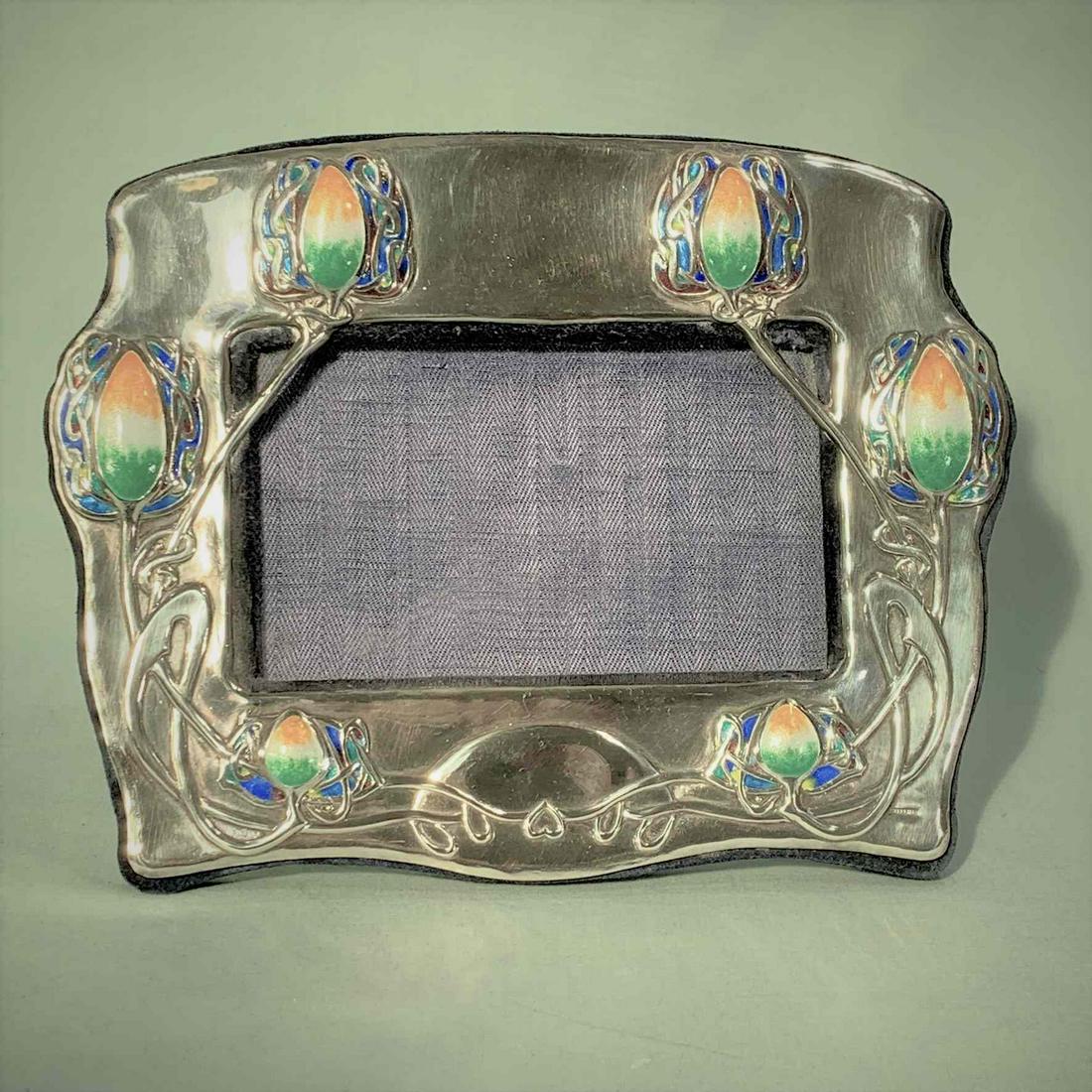 Attr to Archibald Knox Sterling Picture Frame (1 of 5)
