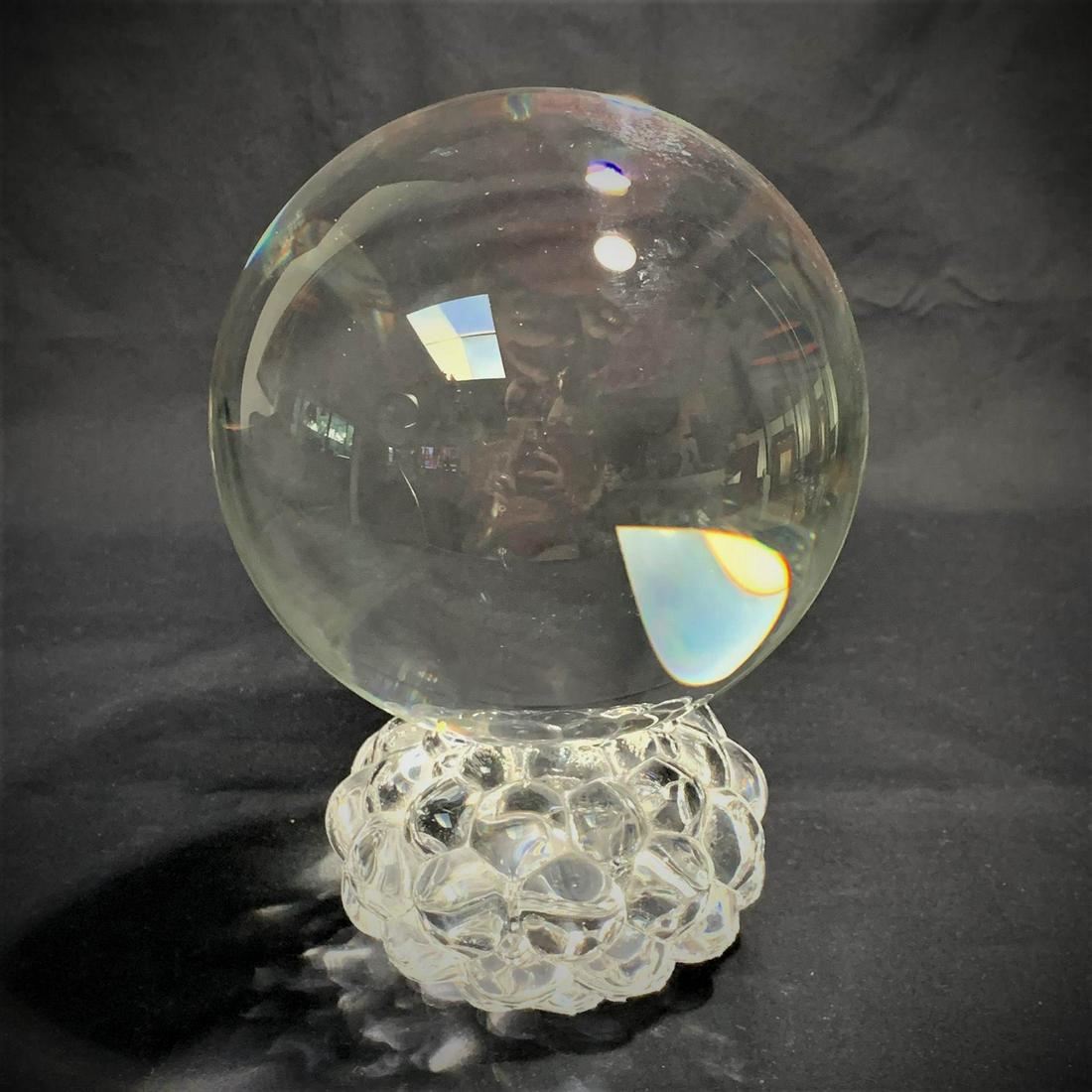 Large Crystal Ball On Oreffors Base (1 of 4)