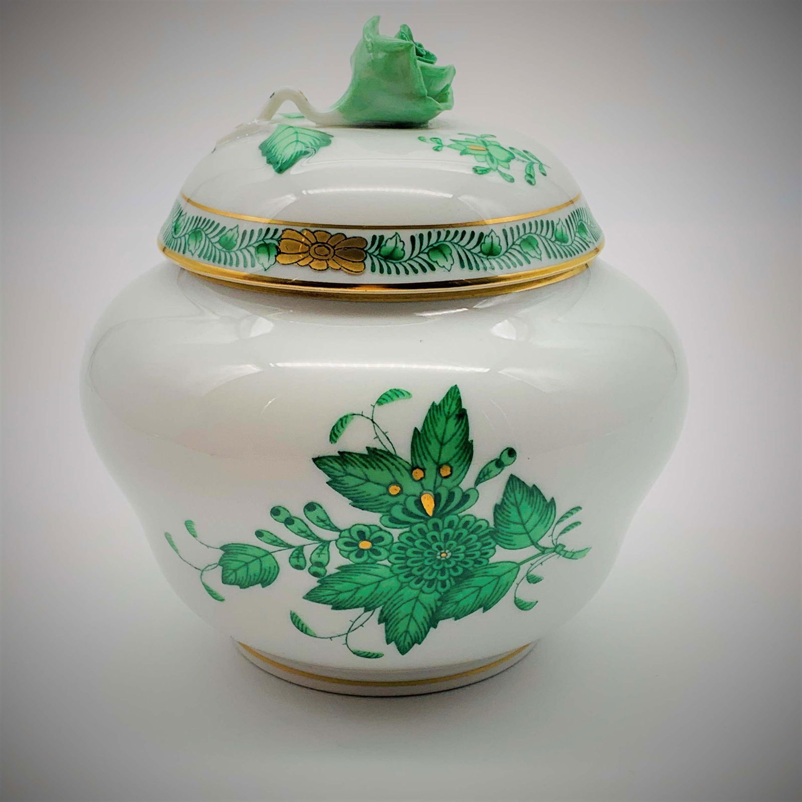 Vintage Herend Chinese Bouquet Trinket Box (1 of 6)