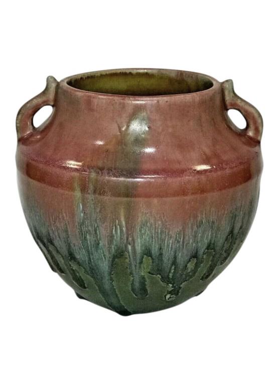 Fulper Lava Glaze Handled Vase (1 of 5)