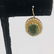Vintage 14K Gold, Jade and Pearl Earrings - 2