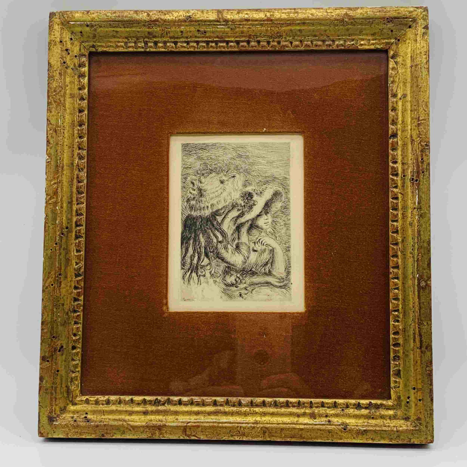 Pierre A. Renoir Etching "Le Chapeaux Epingle" (1 of 4)