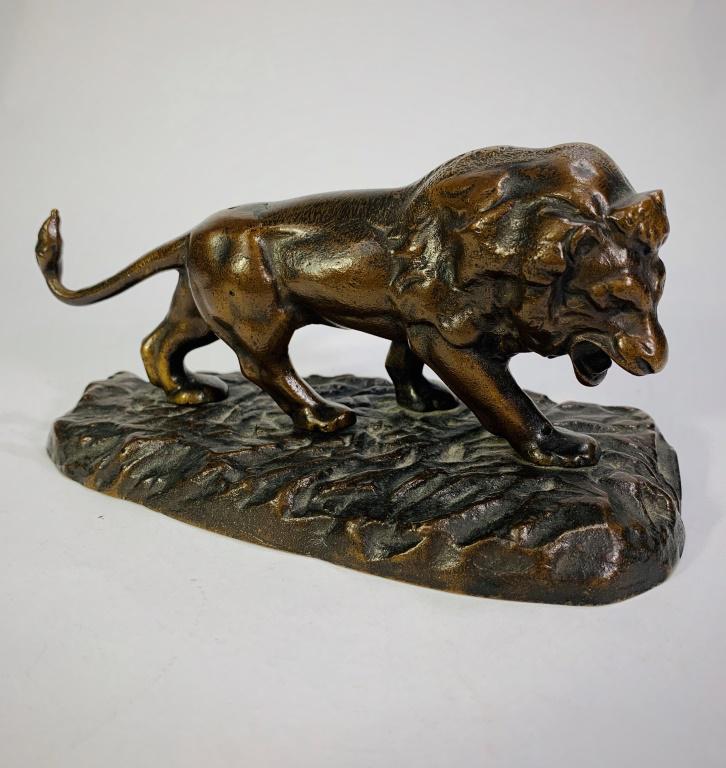 18th C Italian Sand Cast Bronze Lion (1 of 4)