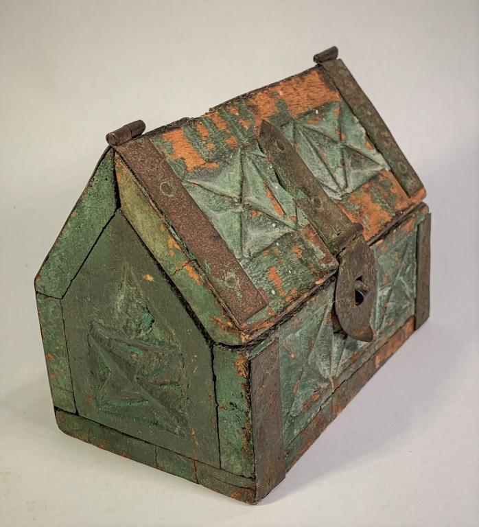 Early Folk Art Alms Box (1 of 5)