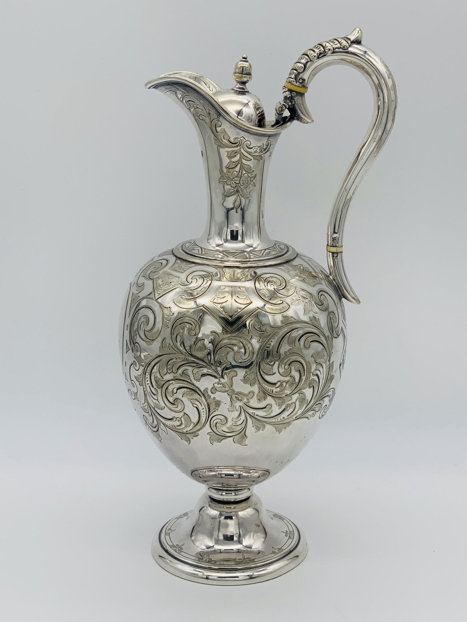 English Victorian Silver Plate Ewer (1 of 8)