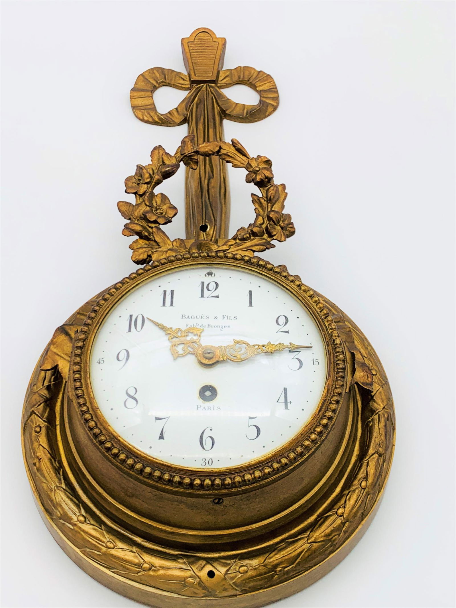 Bagues et Fils Mfg Co. Cartel Clock (1 of 4)
