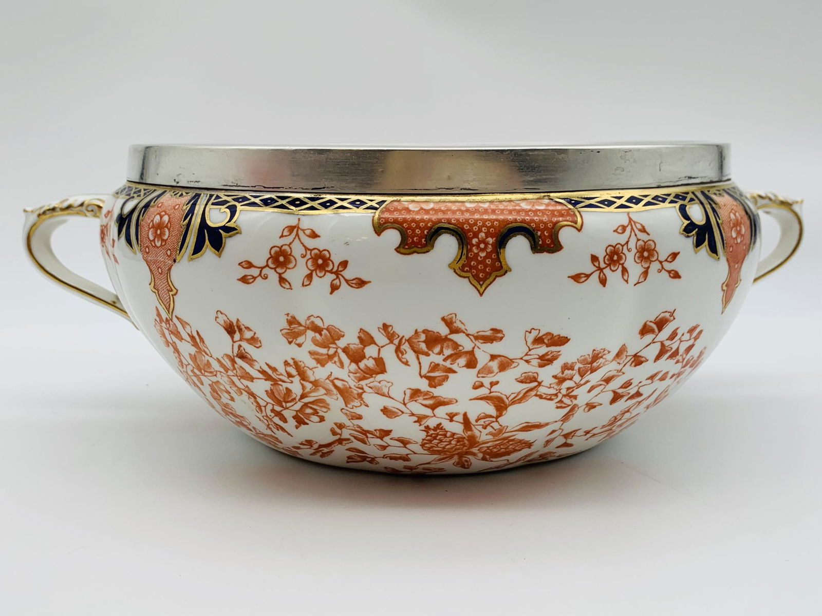 1910 Royal Crown Derby Imari Porcelain Open Tureen W/ (1 of 6)