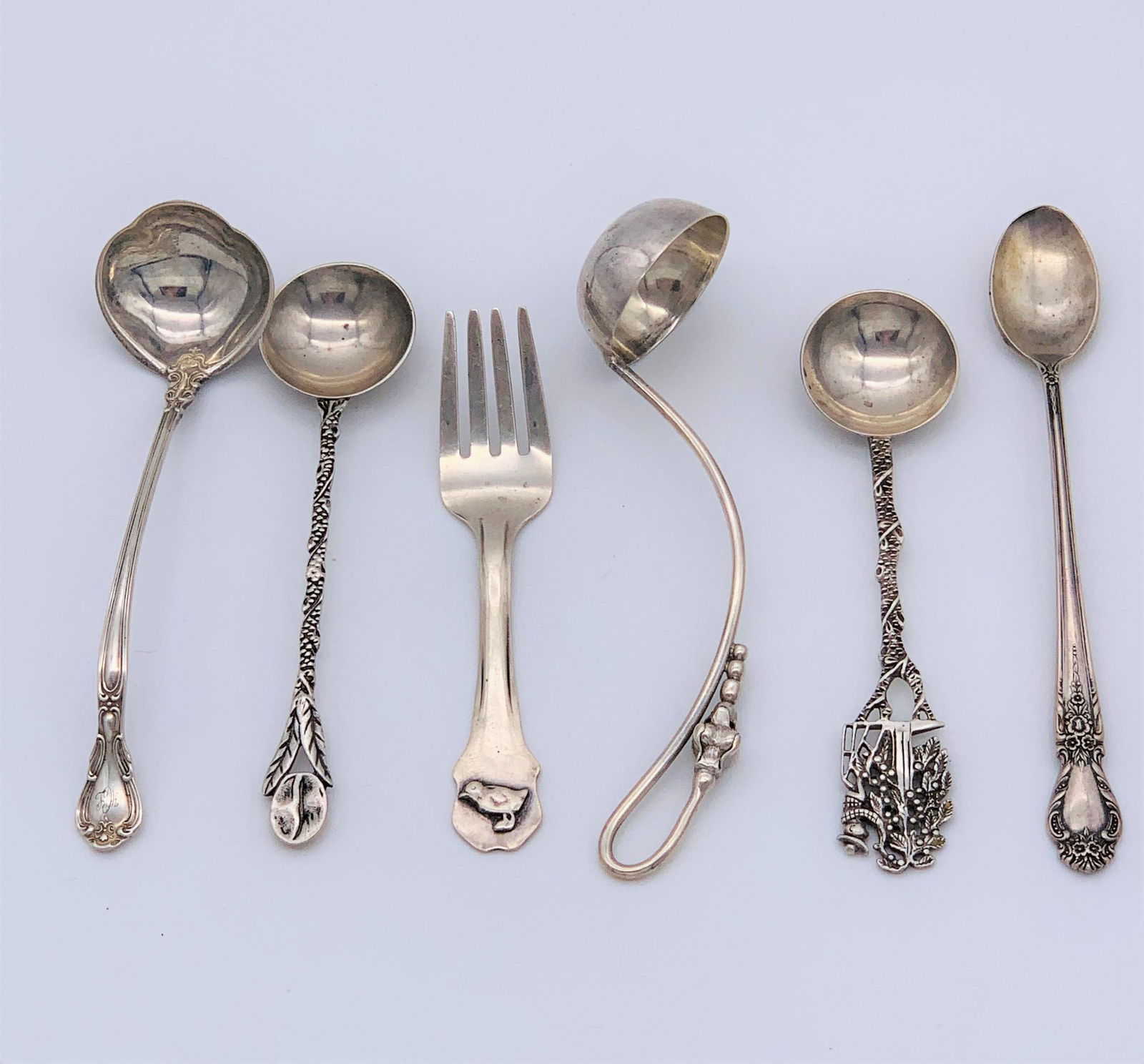Six (6) Vintage Silver Serving Pieces. Lot includes (1 of 6)