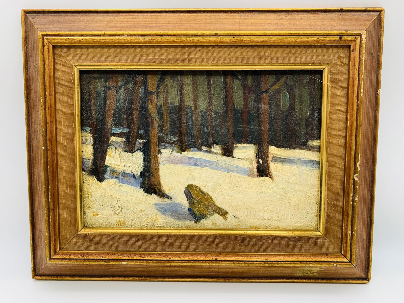 Herbert Johnson American (1878-1946) Oil on Board (1 of 3)