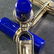 Pair Lapis Lazuli and 14K Yellow Gold Cufflinks. The - 3