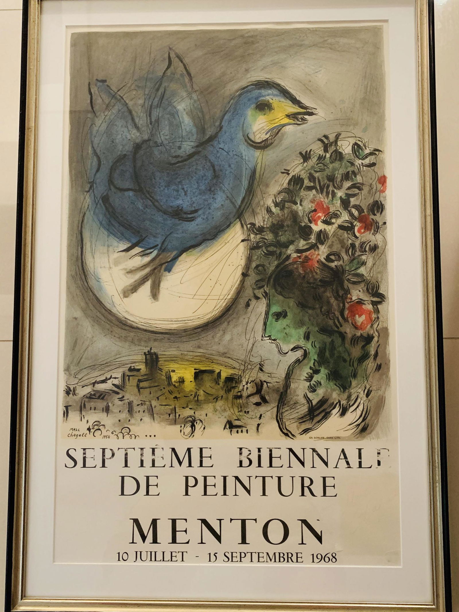 Marc Chagall Lithograph Exhibition Poster (1 of 7)