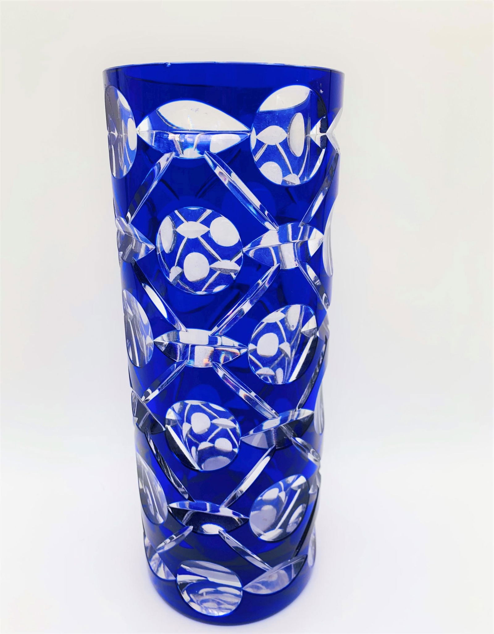 Modern Bohemian Glass Vase (1 of 4)