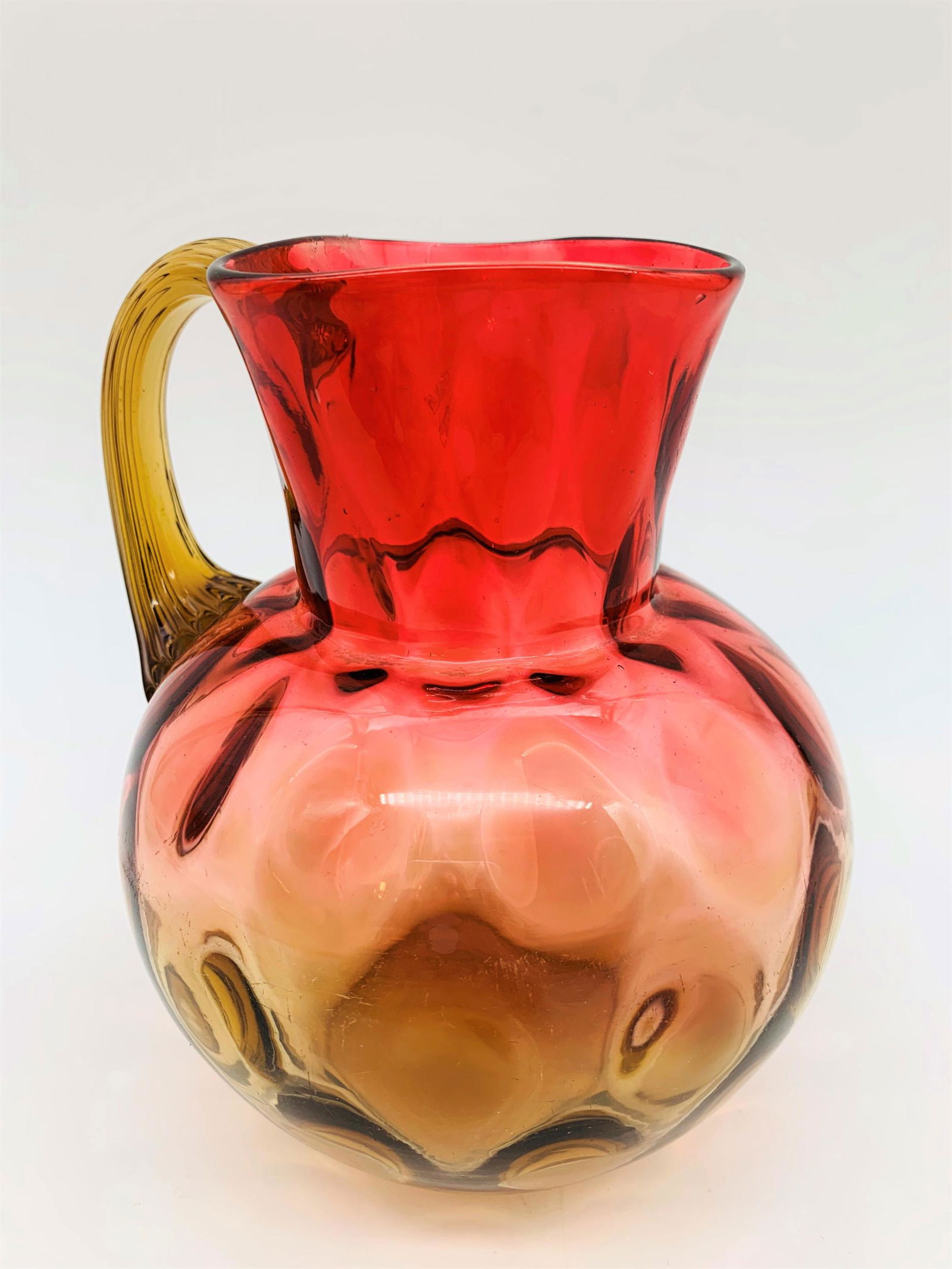 19th C Amberina Glass Pitcher (1 of 5)
