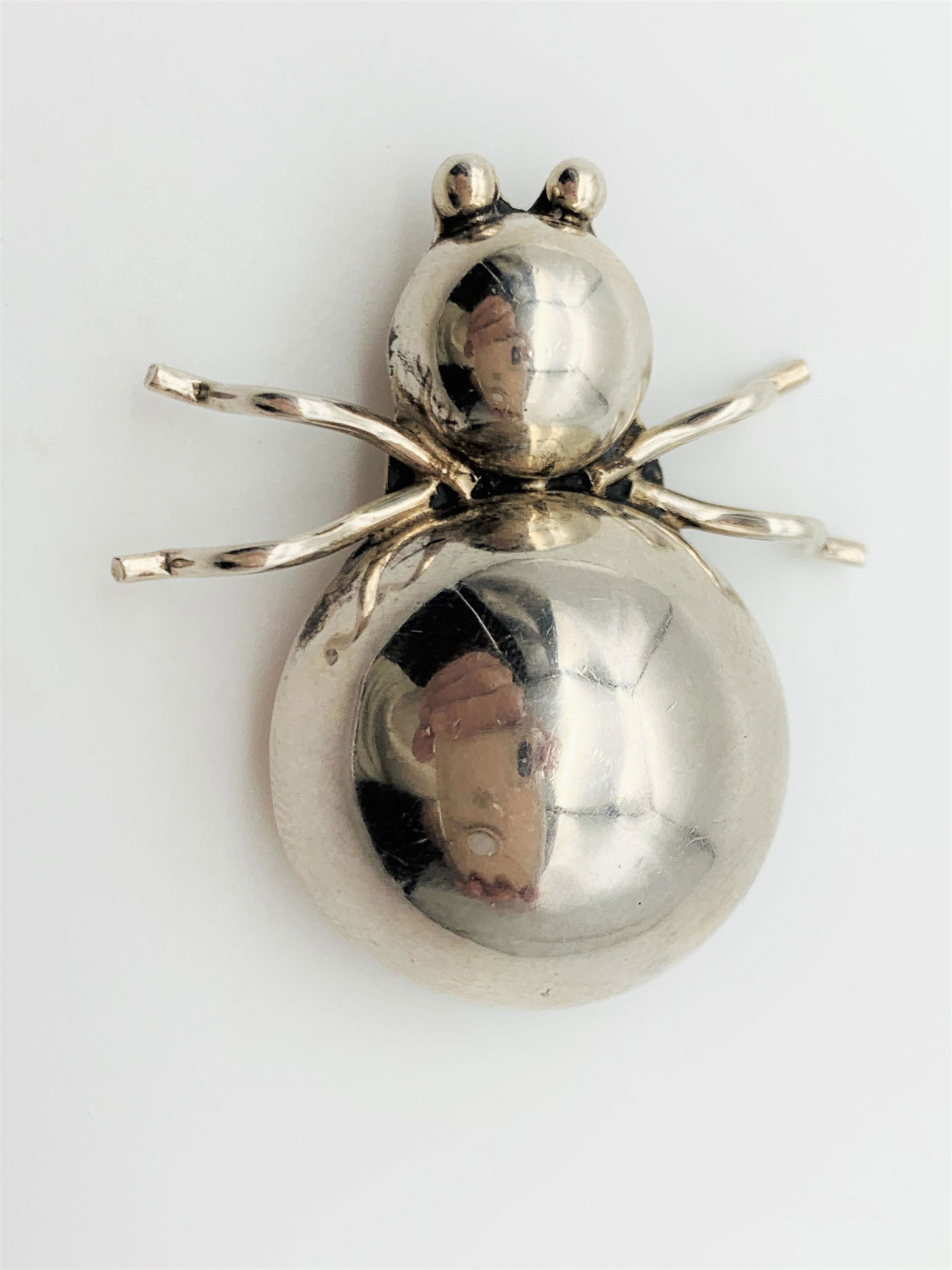 Vintage Mexican Silver Bug Brooch (1 of 3)